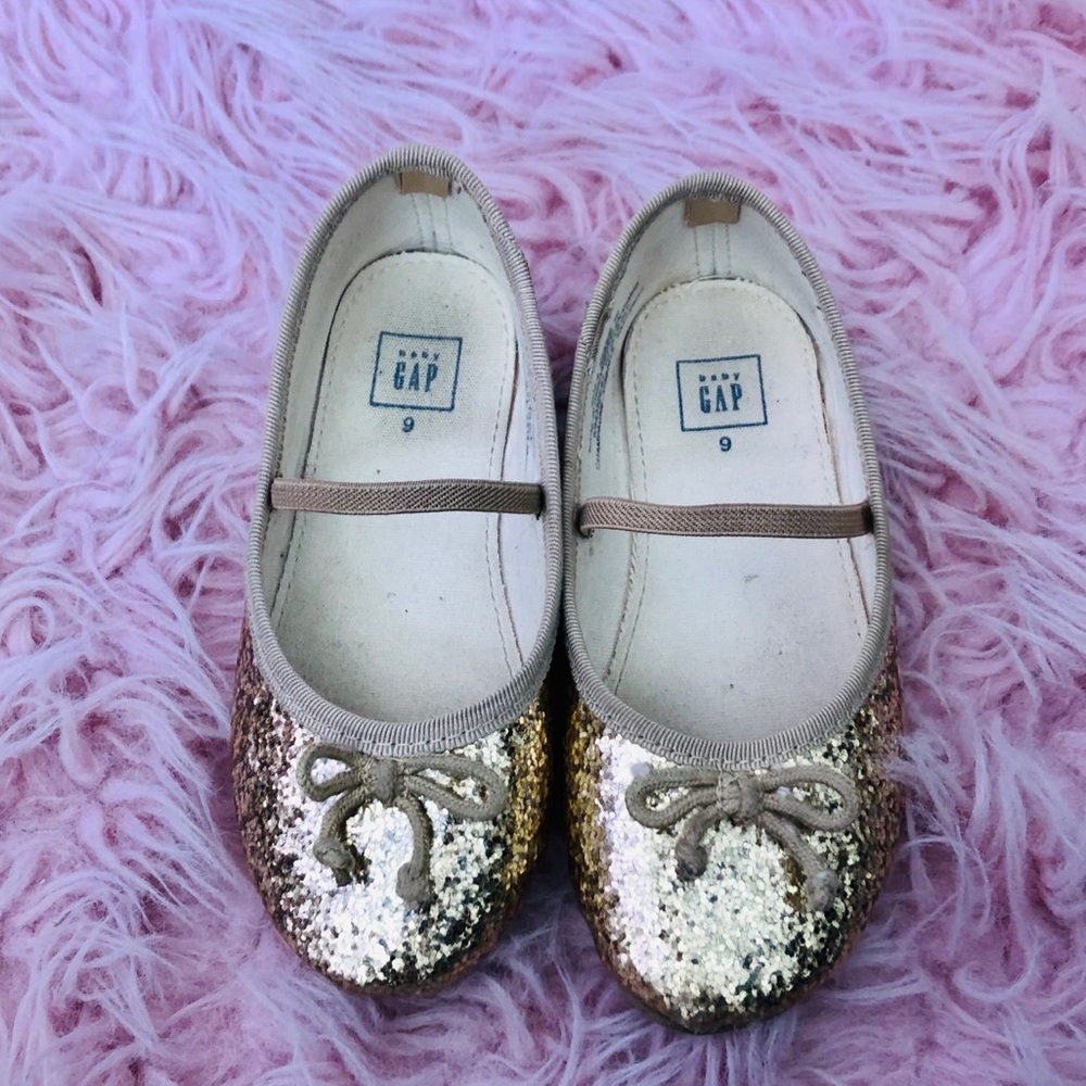 Baby Gap Gold Dress Flats